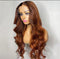 Dorsanee Cinnamon Chocolate Brown Colored Hair 13x4/5x5 HD Lace Front Body Wave Human Hair Wigs For Women