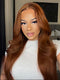 Dorsanee Cinnamon Chocolate Brown Colored Hair 13x4/5x5 HD Lace Front Body Wave Human Hair Wigs Per Plucked