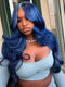 Dorsanee Dark Blue Body Wave 13x4 HD Lace Front Virgin Human Hair Wigs