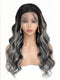 Dorsanee Grey Highlights 13x4 HD Lace Frontal Body Wave Human Hair Wigs Colored Wig