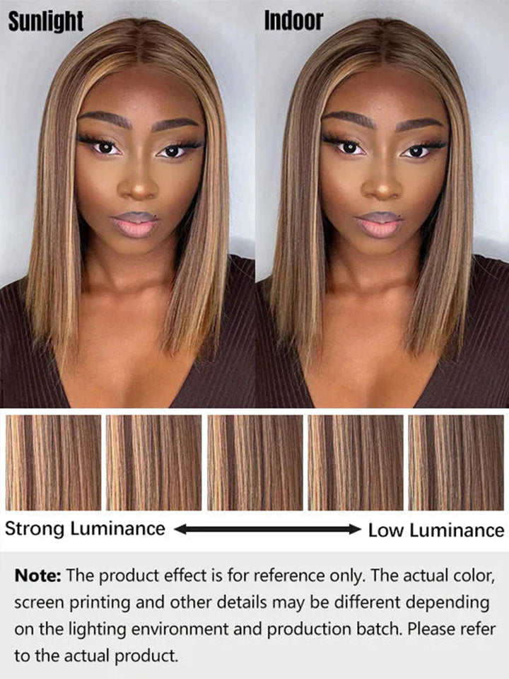 Dorsanee_Hair_P4_27_Highlight_Straight_Bob_Wigs_4x4_13x4_Lace_Front_Human_Hair_Wig_100%_Hair