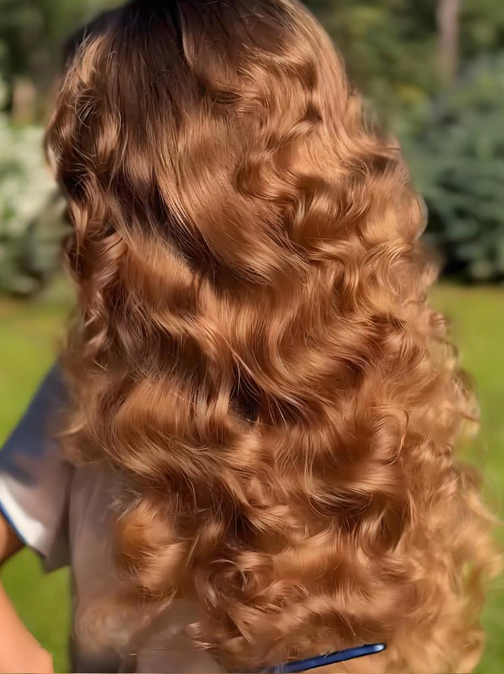 Dorsanee Honey Blonde Loose Body Wave 13x4 Lace Front Human Hair Wigs