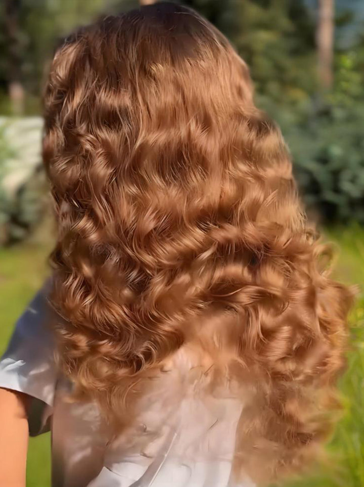 Dorsanee Honey Blonde Loose Body Wave 13x4 Lace Front Human Hair Wigs