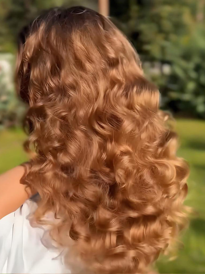 Dorsanee Honey Blonde Loose Body Wave 13x4 Lace Front Human Hair Wigs