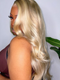 Dorsanee Platinum Strawberry Blonde Brown Highlights Body Wave 13x4 Lace Front Human Hair Weave Wigs
