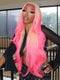 Dorsanee Ombre Blonde Pink 13x4 Lace Front Virgin Human Hair Wigs 200 Density