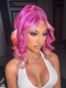 Dorsanee Ombre Lavender Purple Honey Blonde Ginger Orange 13x4 Lace Front Body Wave Human Hair Wigs