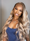Dorsanee Platinum Golden Honey Blonde Body Wave 13x4 Lace Front Virgin Human Hair Wigs