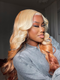 Dorsanee Reverse Ombre Blonde Light Brown 13x4 Lace Front Body Wave Human Hair Wigs