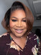 Dorsanee Short Bob Brown Highlight 13x4 Lace Front Wear Go Glueless Human Hair Wigs