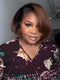 Dorsanee Short Bob Brown Highlight 13x4 Lace Front Wear Go Glueless Human Hair Wigs