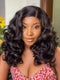 Dorsanee Shoulder Length Short Bob Loose Wave 13x4 Lace Front Human Hair Wigs