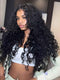 Dorsanee Spanish Crimped Loose Wave Curl 13X4 Lace Front Human Hair Wig 250 300 Density