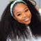 Dorsanee Hair Kinky Curly Headband Hair Wig human hair wigs