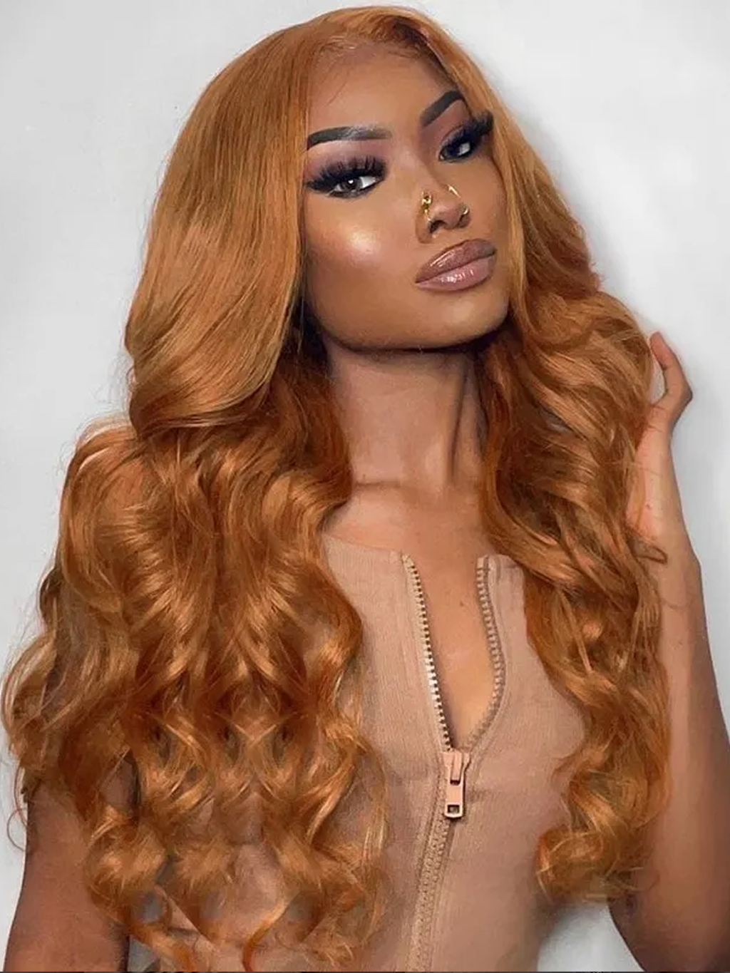 Ginger_Blonde_Lace_Front_Human_Hair_Wigs_Body_Wave_Transparent_Lace_Frontal_Wig