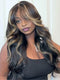 Highlight_Honey_Blonde_Lace_Wig_Curtain_Bangs_Wigs_Colored_Body_Wave_Human_Hair_Wig