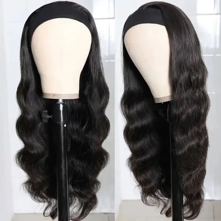 Dorsanee Hair Headband Wig Body Wave Human Hair Wigs
