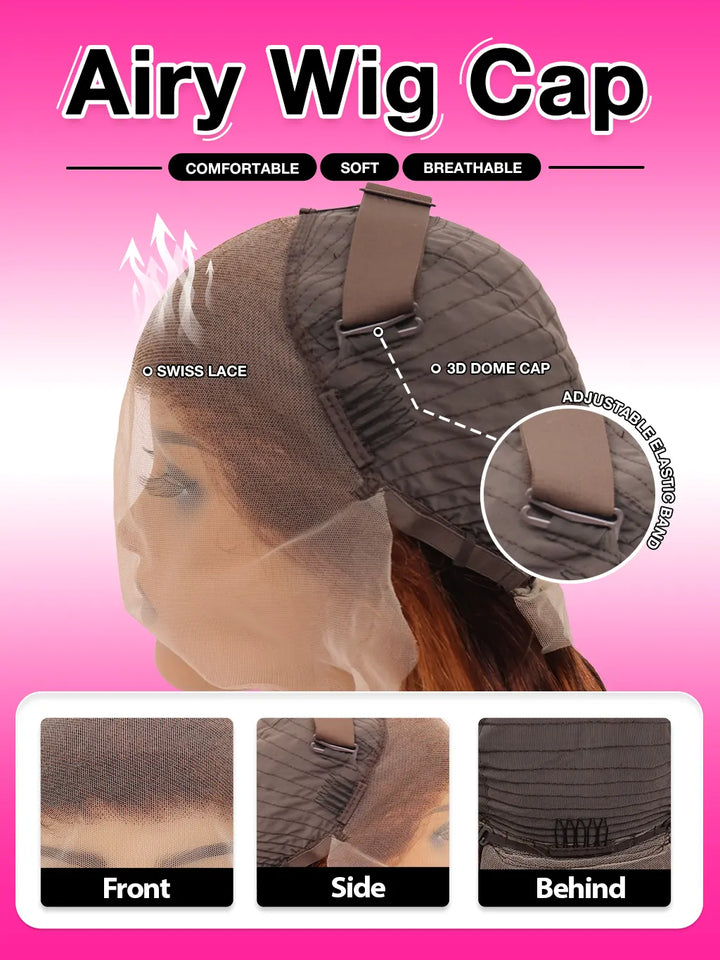 super natural HD lace wigs, the HD swiss lace creates the perfect illusion of hair growing directly out from your scalp!