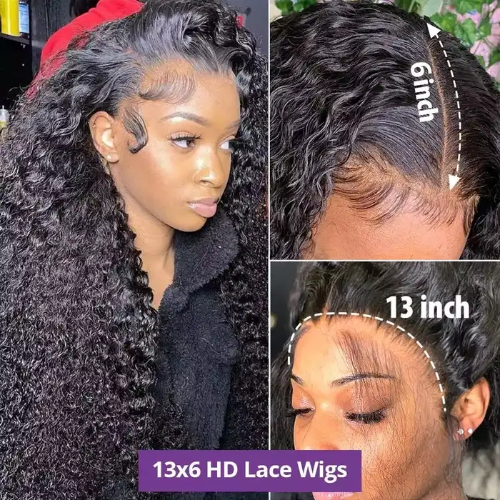 Dorsanee Hair Water Wave 13x6 HD Lace Front Human Hair Wigs For Black Women Human Hair Wig