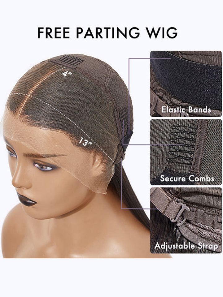super natural HD lace wigs, the HD swiss lace creates the perfect illusion of hair growing directly out from your scalp!