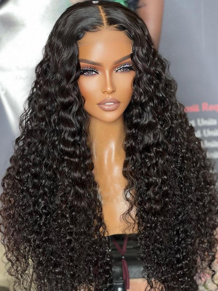 Dorsanee Hair Deep Wave Wear & Go Glueless 6x4 Lace Closure Wig Pre Cut Lace with Natural Hairline Beginner Friendly for woman