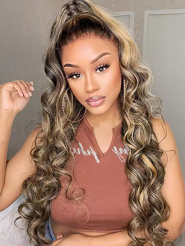 Pre_Cut_Balayage_Highlight_Wear_Go_Glueless_Lace_Wigs_Pre-pluck_180_Density_Human_Hair