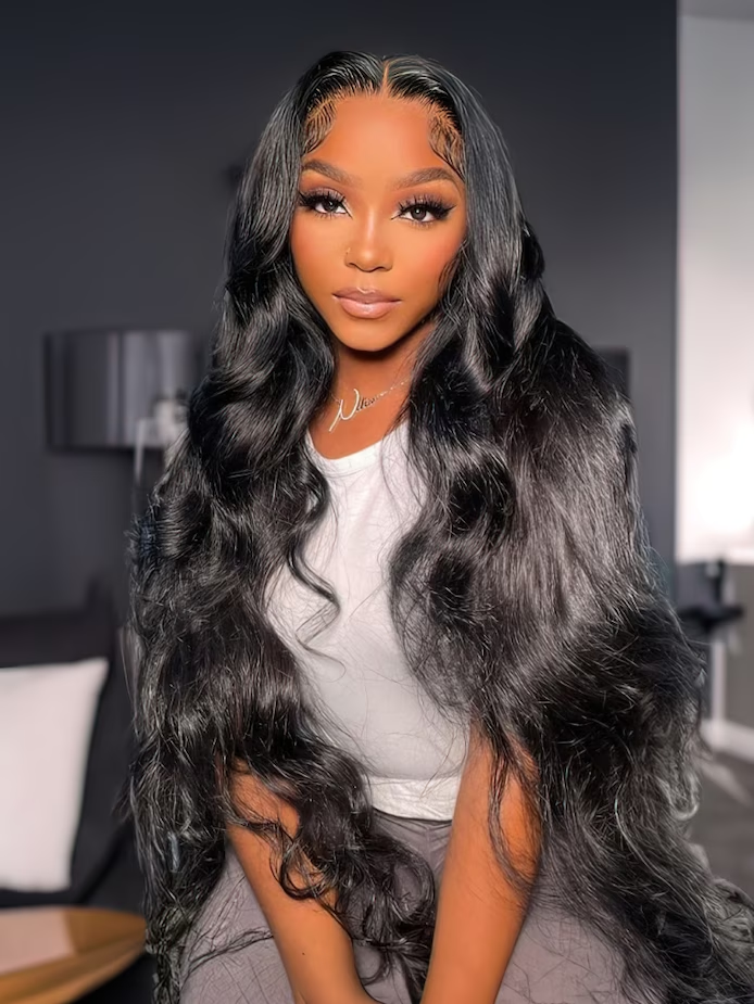 Dorsanee Black Friday 30 32 inch Long 13x4 Lace Front Body Wave Virgin Human Hair Wig