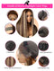 Ready And Go Wig-Colored Human Hair Wigs Highlight Ombre Lace Front Wigs For Women 180% Density