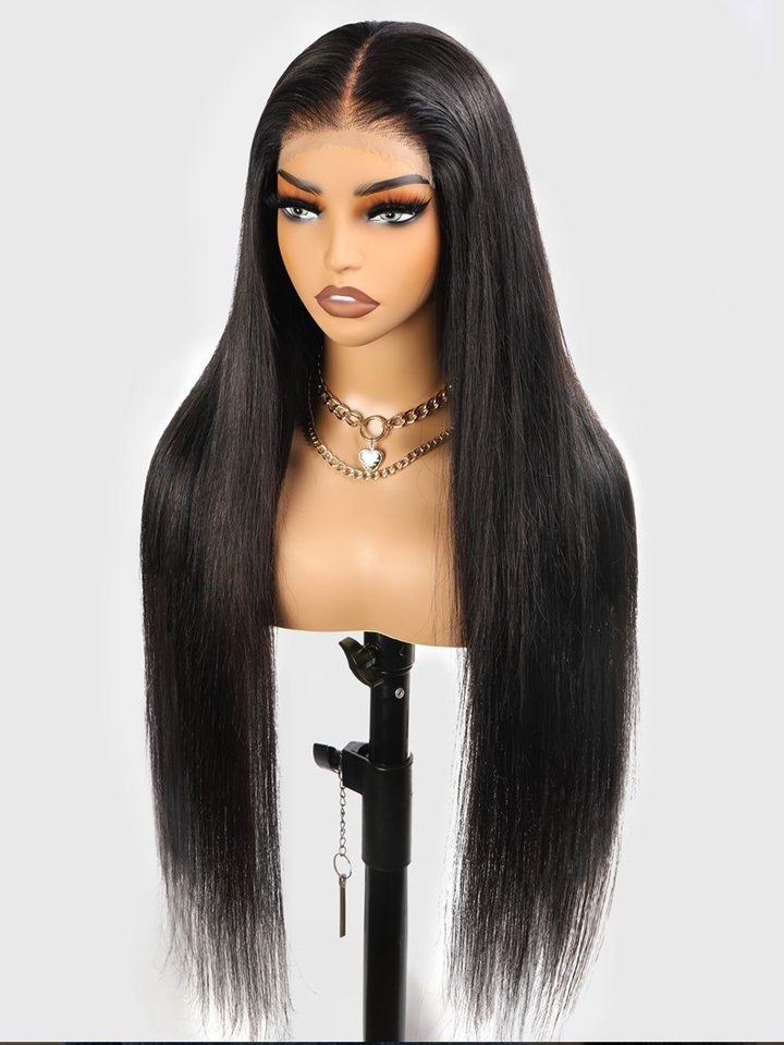 Silky_Straight_Hair_Swiss_HD_Lace_Front_Wigs_Pre_Plucked_For_Women