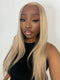 #P18/613 Blonde Highlight Color Blowout in Wavy 13x4 Lace Front Human Hair Wigs Straight hair wigs