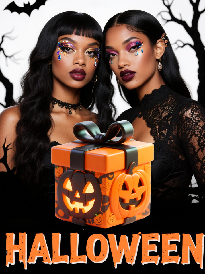 🎃 Trick or Treat! Mystery Wig Box Only for Halloween! 13x4 Lace Front Virgin Colored Human Hair Wig