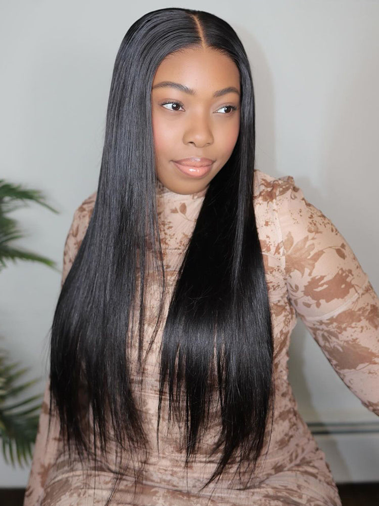 V_PartThin_Part_Straight_Wig_Human_Hair_Glueless_Wigs_For_Beginner