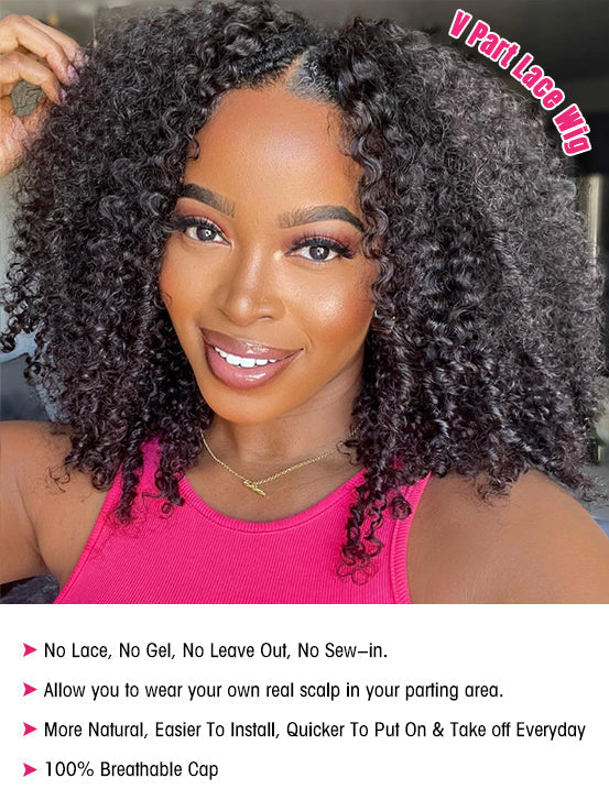 TikTok Hot Selling Short Curly Hair Wigs Big Curly Ready to Go Glueless Wig
