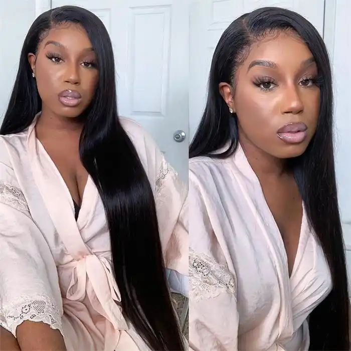 Dorsanee Hair Straight Wig 13x6 HD Lace Front Wigs With Baby Hair 250% Density Human Hair Wigs