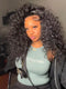 Dorsanee 300 Density Bouncy Wand Deep Curls 13x4 HD Lace Front Virgin Human Hair Wigs
