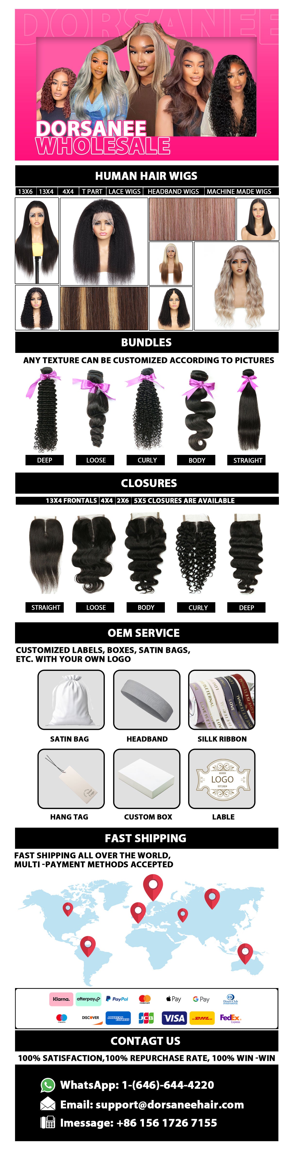 dorsanee hair wholesale page