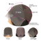 Dorsanee Hair 13x6 Kinky Straight Transparent Lace Front Wig 100% Virgin Human Hair Wig