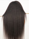 13x4 Lace Lace Frontal Wigs Pre Plucked With Baby Hair Yaki/Kinky Straight Part Lace Human Hair Wigs For Women