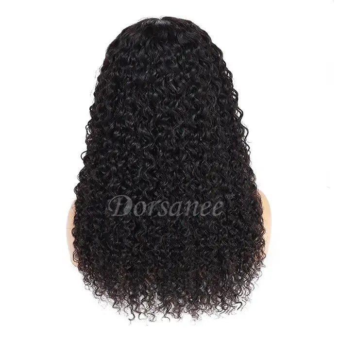 Dorsanee hair jerry curly 5×5 HD lace closure human hair wigs for black girls