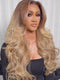 Dorsanee Ombre Brown Strawberry Honey Blonde 13x4 Lace Front Virgin Human Hair Wigs