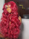 Dorsanee 250 300 Density 30 32 inch Copper Red 13x4 Lace Front Human Hair Wigs