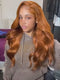 Ginger Brown 13x4 Lace Front Human Hair Wigs Body Wave Lace Frontal Wig