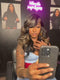 Dorsanee Black With Honey Blonde Brown Highlight 13x4 Lace Front Virgin Human Hair Wig
