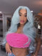 Dorsanee Light Blue Color 200 Density 13x4 Lace Front Virgin Hair Wigs