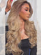 Dorsanee Ombre Brown Strawberry Honey Blonde 13x4 Lace Front Virgin Human Hair Wigs