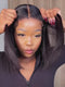 Dorsanee Short Bob Bone Straight Adjustable Wear Go Glueless Human Hair Wigs
