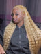 Dorsanee 613 Blonde Deep Wave Curly 13x4 HD Lace Front Human Hair Wigs