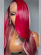 Dorsanee Blue Red Blonde Highlight 13x4 HD Lace Front Body Wave Human Hair Wigs