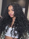 Dorsanee Spanish Crimped Loose Wave Curl 13X4 Lace Front Human Hair Wig 250 300 Density