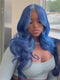 Dorsanee Dark Blue Body Wave 13x4 HD Lace Front Virgin Human Hair Wigs
